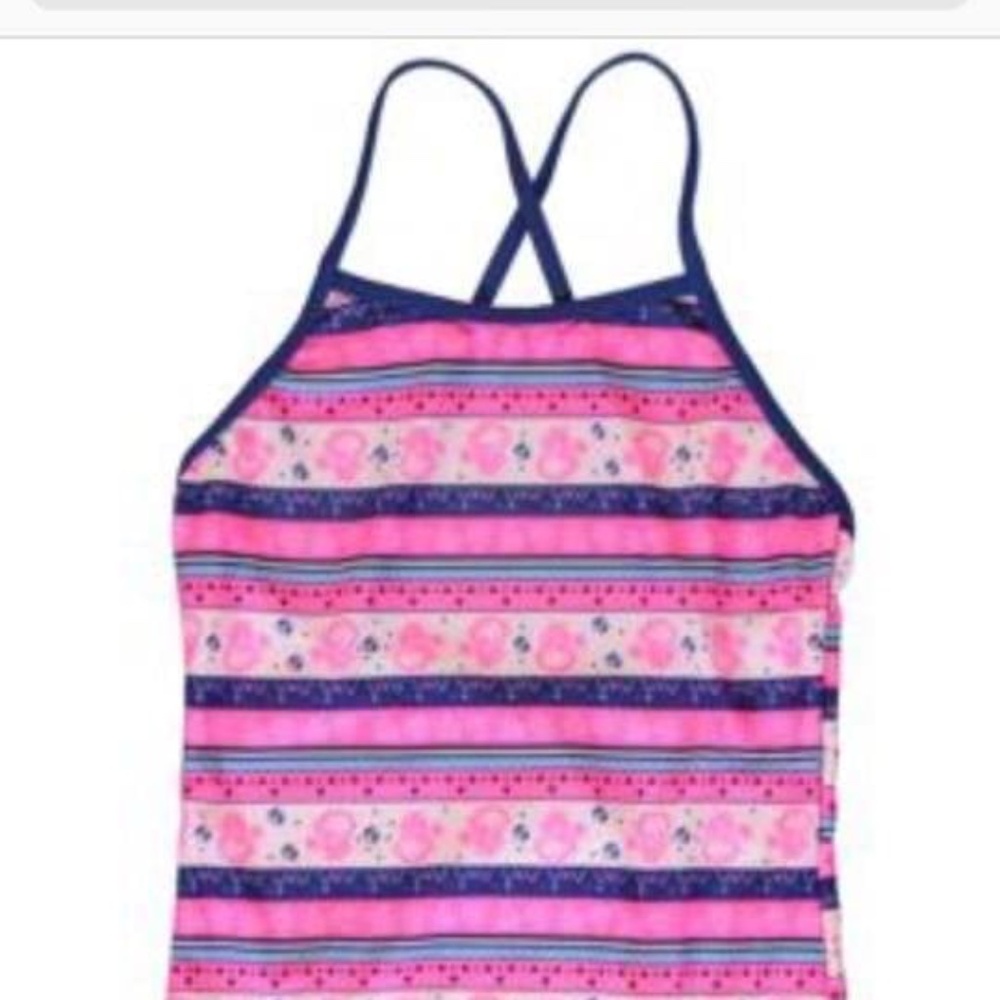 BRAND NEW girl youth name it one piece printed swimsuit size 11-12yr